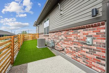 Private patio*